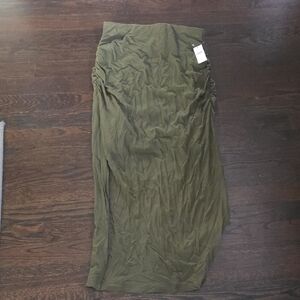 Olive Green Women's Skirt